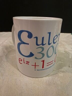 Euler's Identity Mug-"Most Beautiful Equation In Mathematics" 12 Oz Ceramic Mug